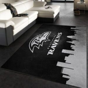 Baltimore Ravens Nfl 32 Area Rug And