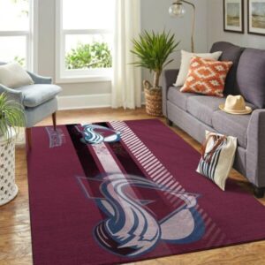 Colorado Avalanche Area Rugs Nhl Hockey Team Logo 20030449