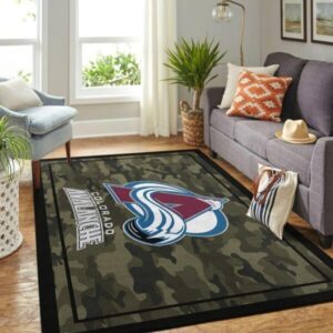 Colorado Avalanche Area Rugs Nhl Hockey Team Logo 20030470