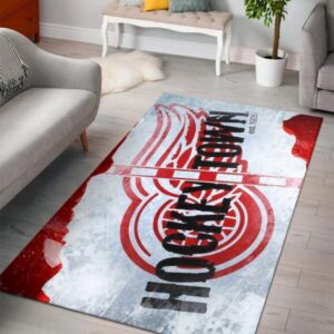 Detroit Red Wings Area Rugs Nhl Hockey Team Logo 20022114