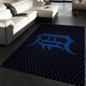 Detroit Tigers Mlb 2 Area Rug Bed Room Regtangle