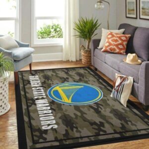 Golden State Warriors Area Rug Nba Basketball Team Logo V5556