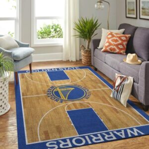 Golden State Warriors Area Rug Nba Basketball Team Logo V5557