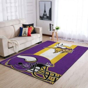 Minnesota Vikings Area Rug Nfl Team Logo