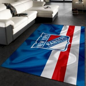 New York Rangers Logo Nhl Fn110210 Hockey Area Rug The Us