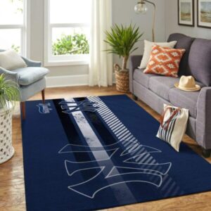 New York Yankees Mlb Area Team Logo Sports Rug Regtangle