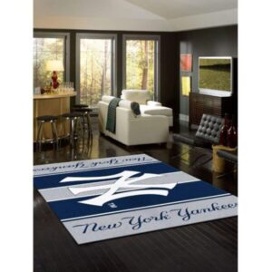 New York Yankees Mlb Baseball 20 Area Rug And