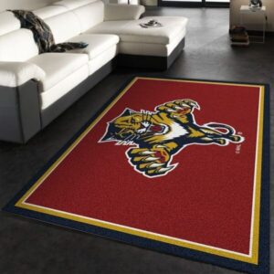Nhl Spirit Florida Panthers 1 Area Rug Bed Room Regtangle