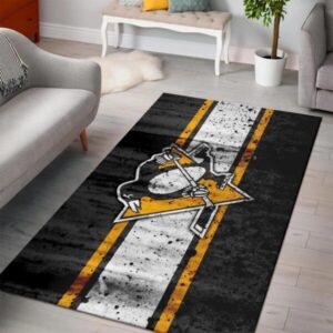Pittsburgh Penguins Area Rugs Nhl Hockey Team Logo 200229