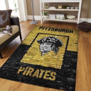 Pittsburgh Pirates Area Rug Mlb Baseball Team Logo Regtangle V5050