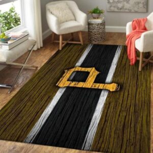Pittsburgh Pirates Mlb 1 Area Rug Bed Room Regtangle
