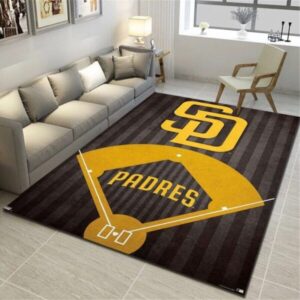 San Diego Padres Mlb 13 Area Rug And