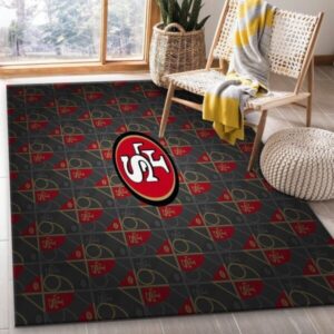 San Francisco 49Ers Nfl 3 Area Rug And