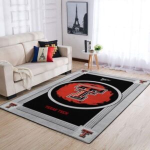 Texas Tech Red Raiders Area Rugs Ncaa Team Logo 200303142